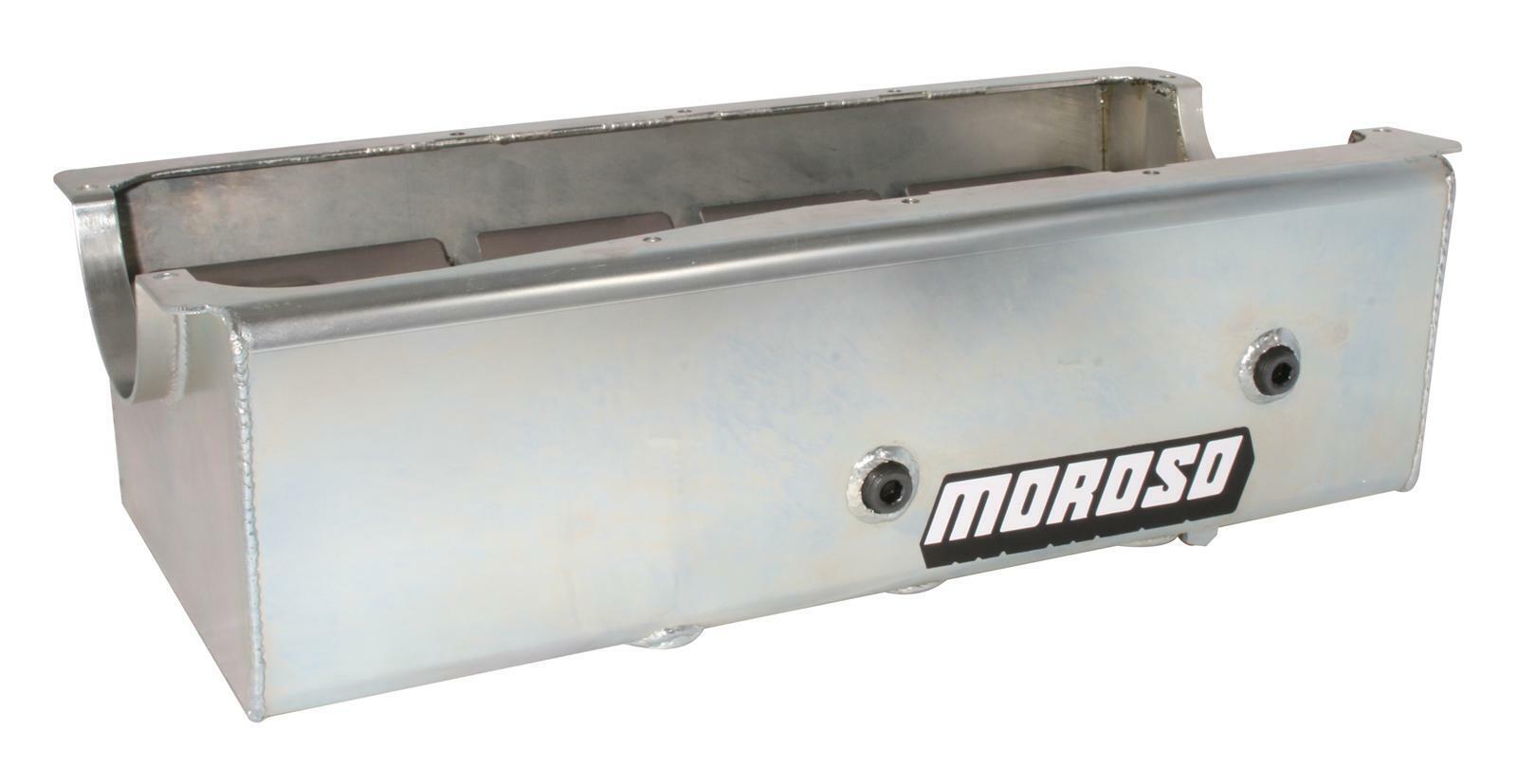 Moroso 20616 Wet Sump Kicked-Out Sump Steel Oil Pan (7-7/8deep/9qt/Louvered/Ford BB 429-460)