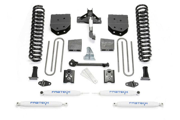Fabtech FTS22029BK 6in. BASIC SYS W/STEALTH 05-07 FORD F250 4WD W/FACTORY OVERLOAD