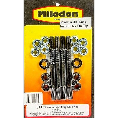 Milodon 302 Studs w/Tray 81157