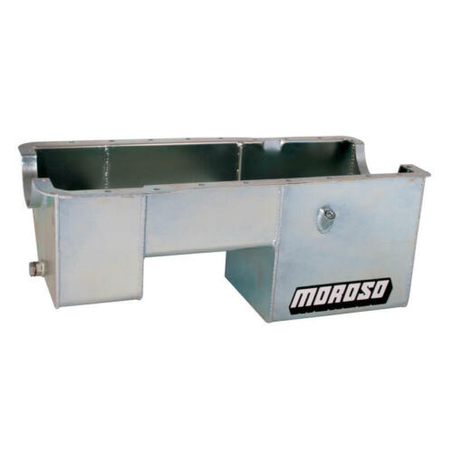 Moroso 20520 Wet Rear Sump Steel Oil Pan (9 deep/7qt/Ford Small Block, 351W)