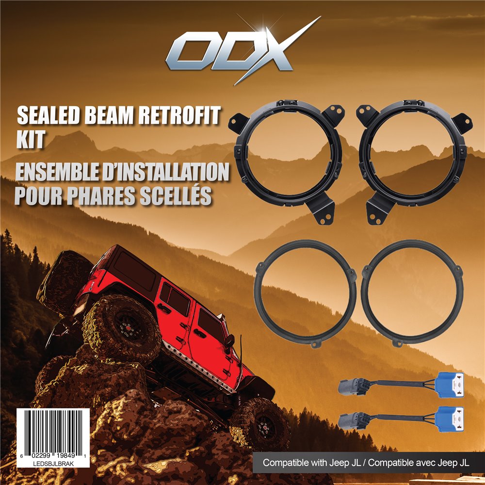 ODX BRACKET FOR 7 inch SEALED BEAM LEDSB7BRAK
