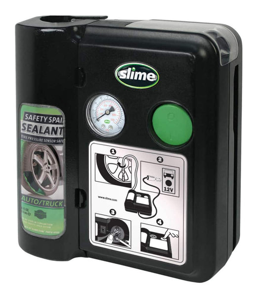 Slime 12V Flat Tire Repair Inflator Kit with TPMS Sealant 50133