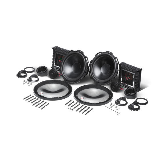 Rockford Fosgate 6.5” 2-way system 
150 watts RMS, 300 watts peak, grilles included pn t4652-s