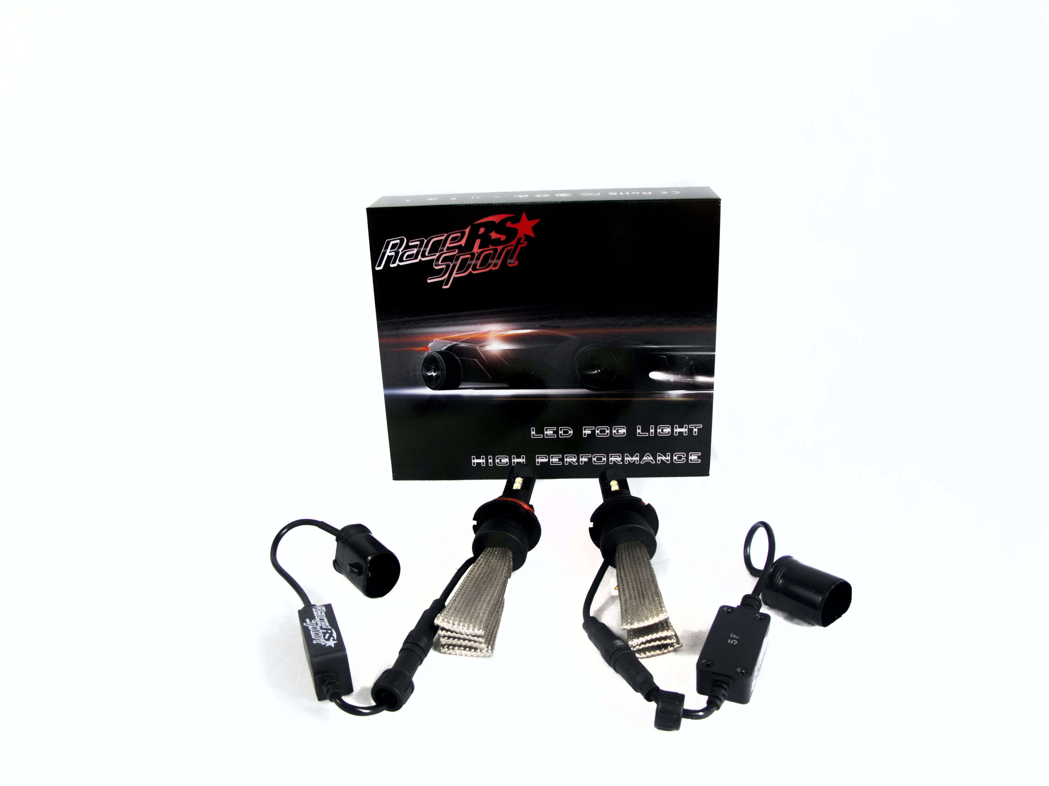 Race Sport Lighting RS9007LEDFOG Penetrator 9007 LED Fanless Conversion Upgrade Kit for Fog Lights 6500K