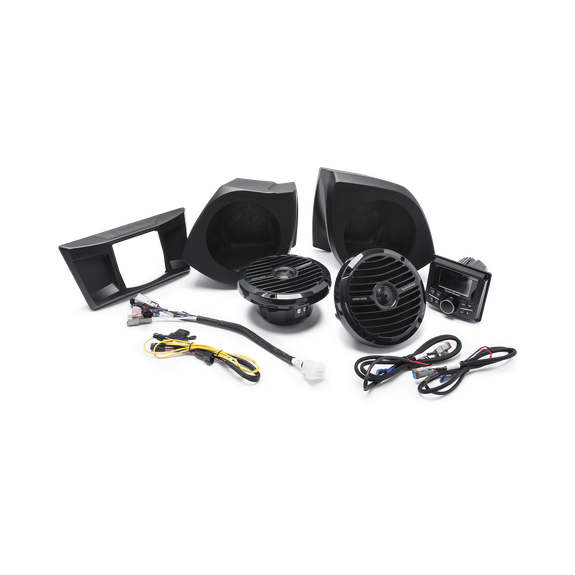 Rockford Fosgate 400 watt stereo, front lower speaker, and subwoofer kit for select YXZ models pn yxz-stage3