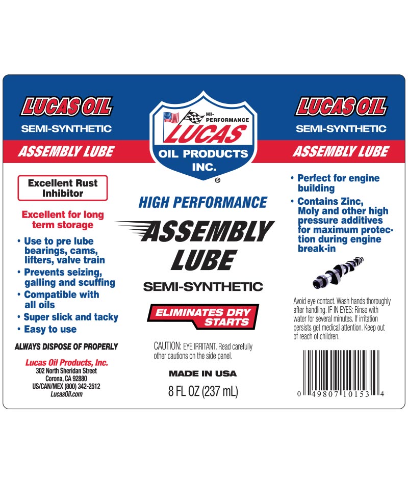 Lucas OIL Assembly Lube 55 Gal. Drum 10559