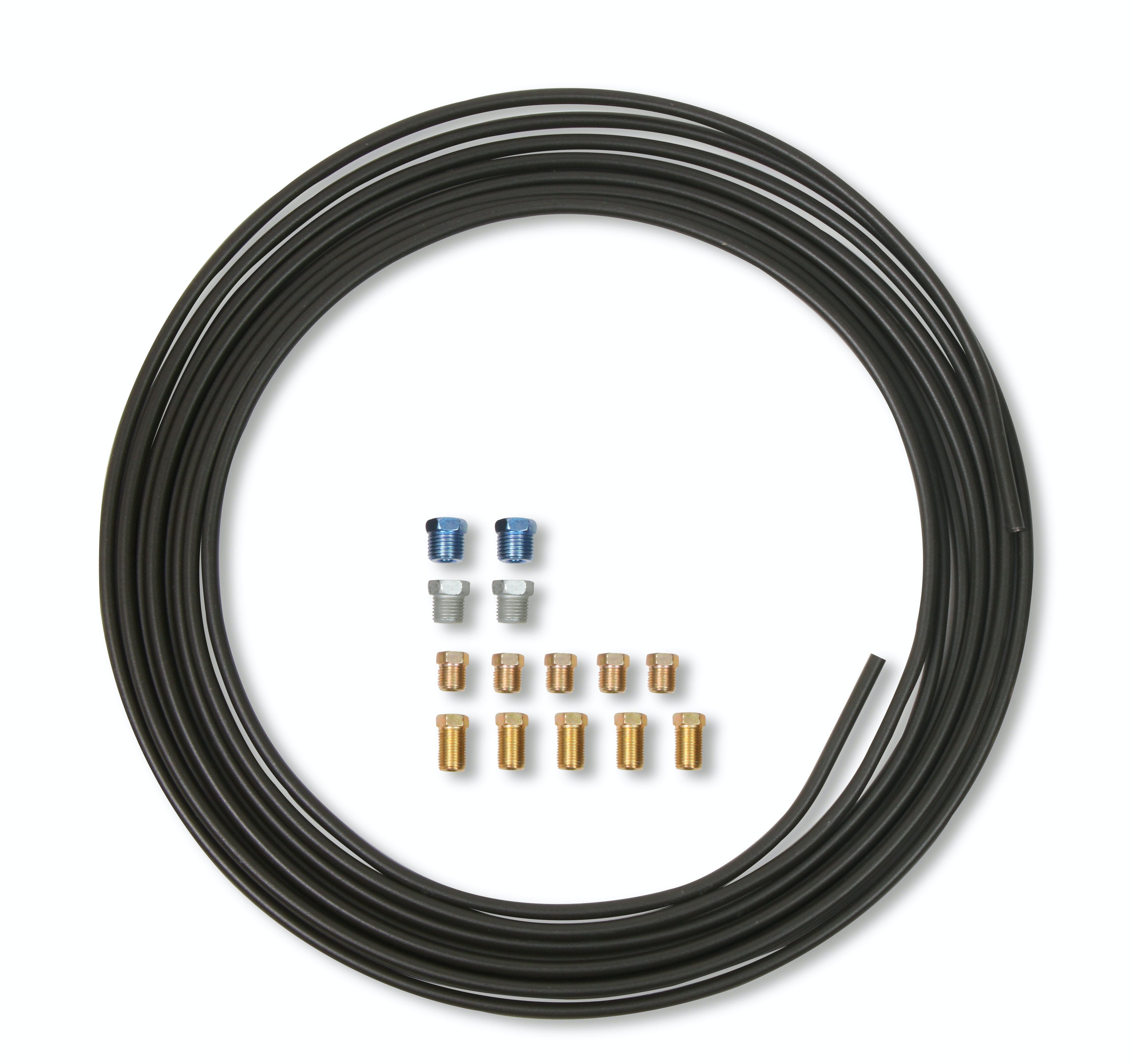 Earl's Performance Plumbing ZZ6416KERL 1/4 IN X 25 FT COIL and FITTING KIT - OLIV